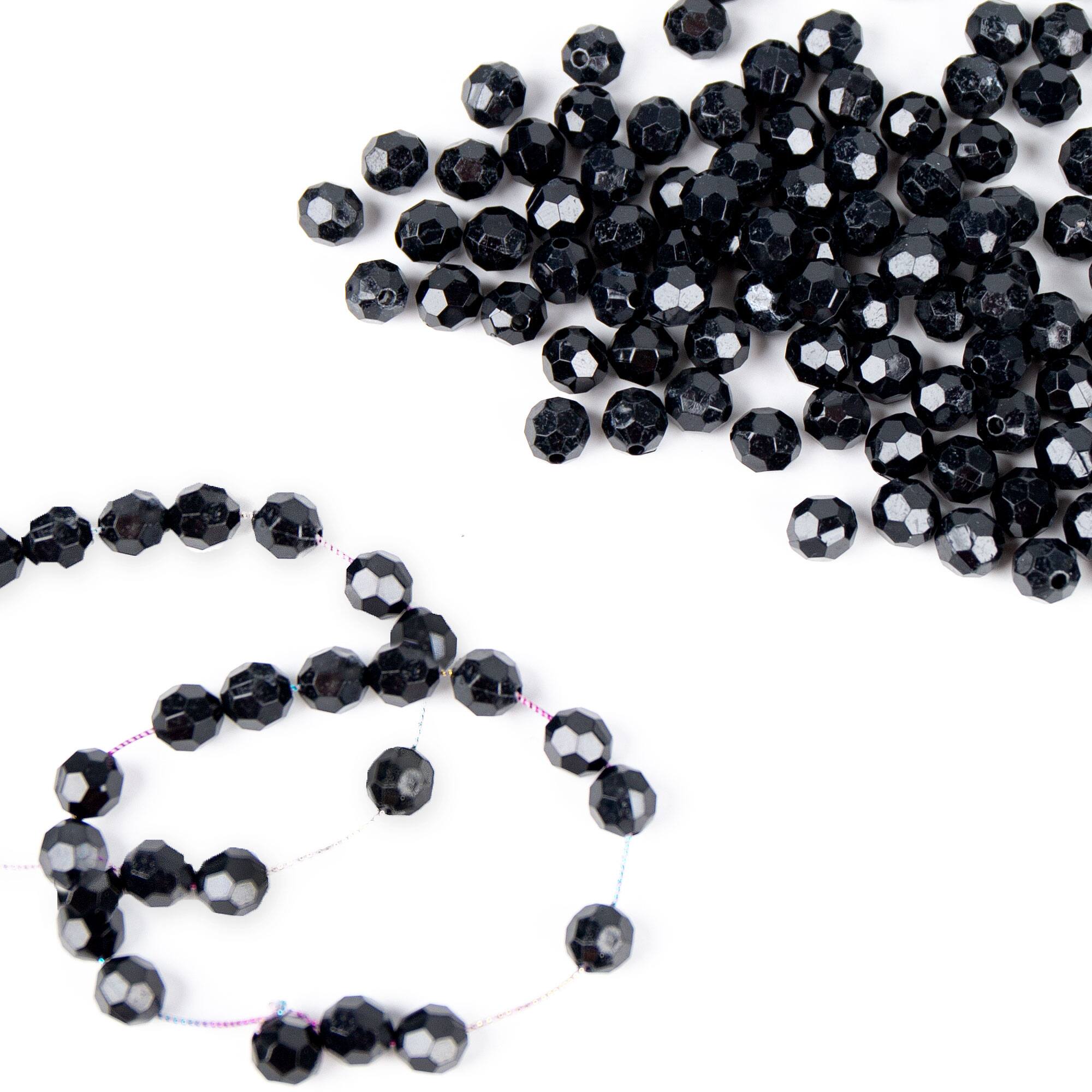 Bead Landing™ Faceted Acrylic Round Bead Value Pack